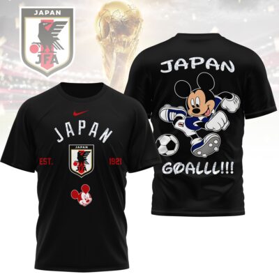 Japan | Premium WC26 Mickey Mouse Soccer Fan 3D Shirt