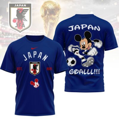 Japan | Premium WC26 Mickey Mouse Soccer Fan 3D Shirt