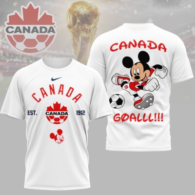 Canada | Premium WC26 Mickey Mouse Soccer Fan 3D Shirt