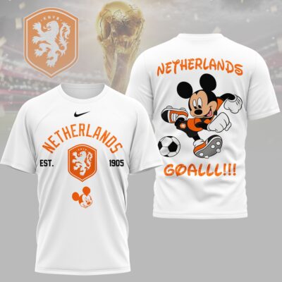 Netherlands | Premium WC26 Mickey Mouse Soccer Fan 3D Shirt