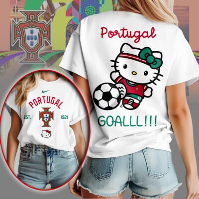 Portugal | Premium WC26 Hello Kitty Soccer Fan Women Shirt