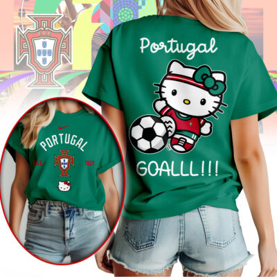 Portugal | Premium WC26 Hello Kitty Soccer Fan Women Shirt