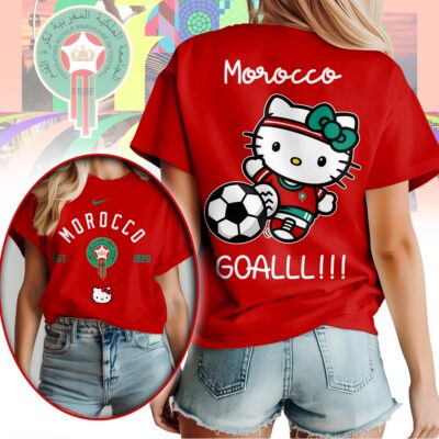 Morocco | Premium WC26 Hello Kitty Soccer Fan Women Shirt