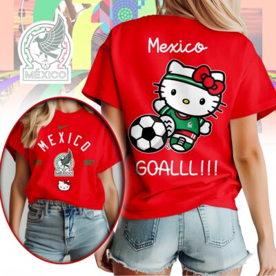 Mexico | Premium WC26 Hello Kitty Soccer Fan Women Shirt