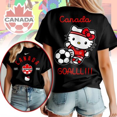 Canada | Premium WC26 Hello Kitty Soccer Fan Women Shirt