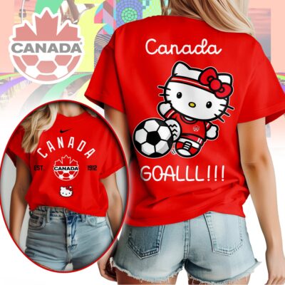 Canada | Premium WC26 Hello Kitty Soccer Fan Women Shirt