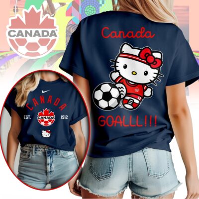 Canada | Premium WC26 Hello Kitty Soccer Fan Women Shirt