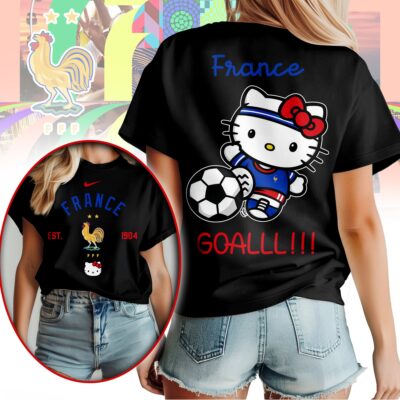 Alternative view of France | Premium WC26 Hello Kitty Soccer Fan Women Shirt