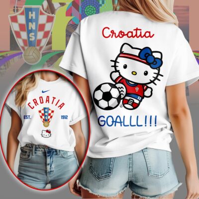 Croatia | Premium WC26 Hello Kitty Soccer Fan Women Shirt