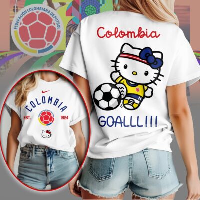 Colombia | Premium WC26 Hello Kitty Soccer Fan Women Shirt
