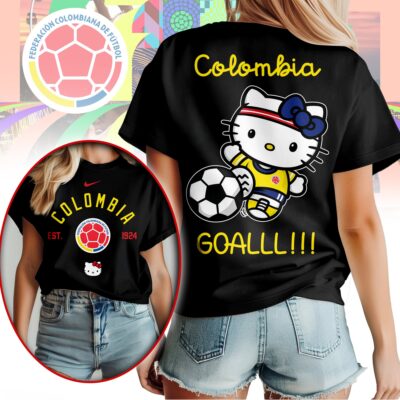 Colombia | Premium WC26 Hello Kitty Soccer Fan Women Shirt