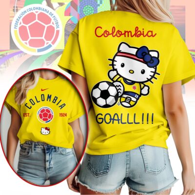 Colombia | Premium WC26 Hello Kitty Soccer Fan Women Shirt