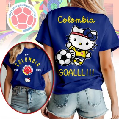 Colombia | Premium WC26 Hello Kitty Soccer Fan Women Shirt
