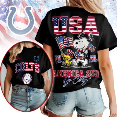 Indianapolis Colts | Premium NFL Snoopy America 250 3D Shirt