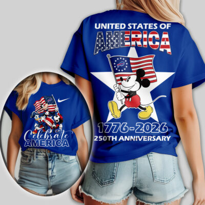 Buffalo Bills | Premium NFL Mickey Celebrate America Women Shirt