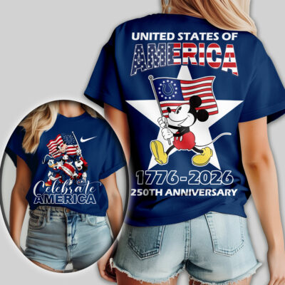 Indianapolis Colts | Premium NFL Mickey Celebrate America Women Shirt