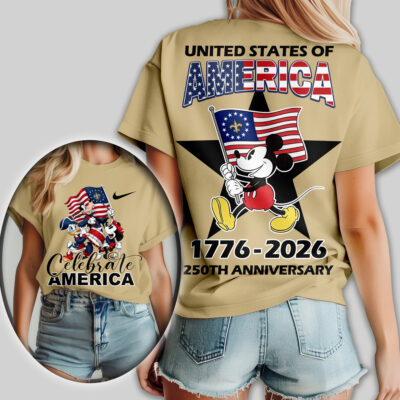 New Orleans Saints | Premium NFL Mickey Celebrate America Women Shirt