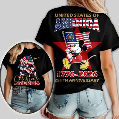 San Francisco 49ers | Premium NFL Mickey Celebrate America Women Shirt