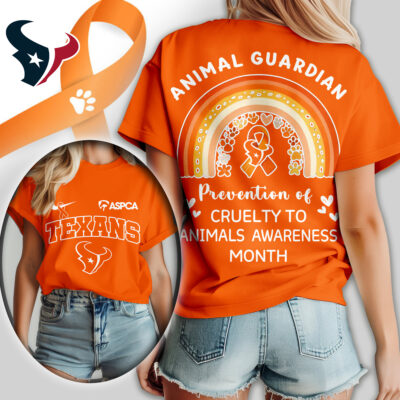 Houston Texans | Premium NFL Animal Guardian Women Shirt