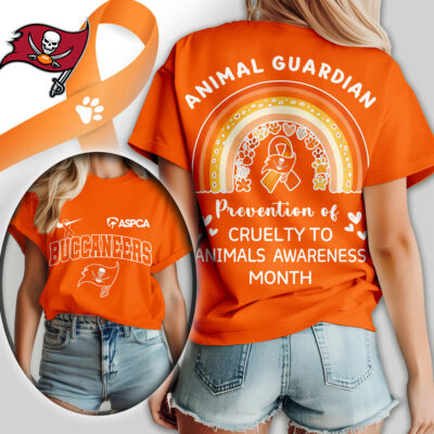 Tampa Bay Buccaneers | Premium NFL Animal Guardian Women Shirt