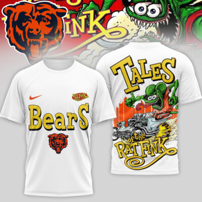 Chicago Bears | Premium NFL Rat Fink 3D Shirt