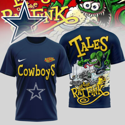 Dallas Cowboys | Premium NFL Rat Fink 3D Shirt