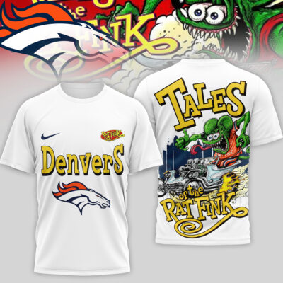 Denver Broncos | Premium NFL Rat Fink 3D Shirt
