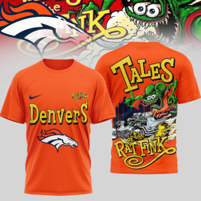 Denver Broncos | Premium NFL Rat Fink 3D Shirt