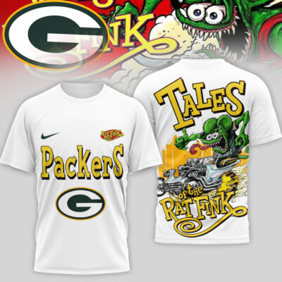 Green Bay Packers | Premium NFL Rat Fink 3D Shirt