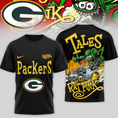 Green Bay Packers | Premium NFL Rat Fink 3D Shirt