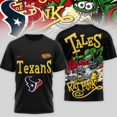 Houston Texans | Premium NFL Rat Fink 3D Shirt