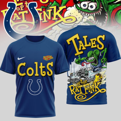 Indianapolis Colts | Premium NFL Rat Fink 3D Shirt