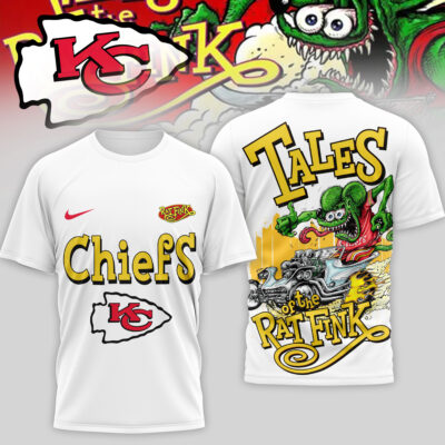 Kansas City Chiefs | Premium NFL Rat Fink 3D Shirt