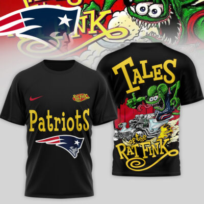 New England Patriots | Premium NFL Rat Fink 3D Shirt