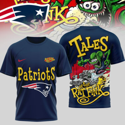 New England Patriots | Premium NFL Rat Fink 3D Shirt