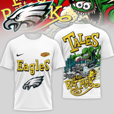 Philadelphia Eagles | Premium NFL Rat Fink 3D Shirt