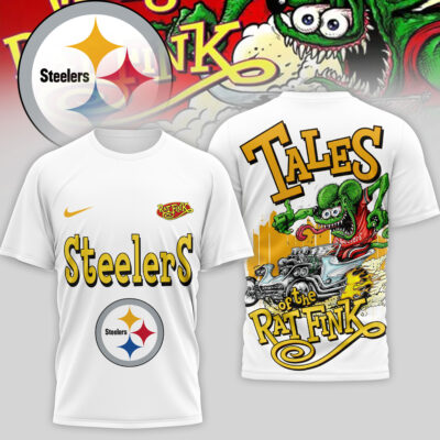 Pittsburgh Steelers | Premium NFL Rat Fink 3D Shirt