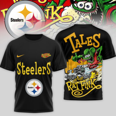 Pittsburgh Steelers | Premium NFL Rat Fink 3D Shirt
