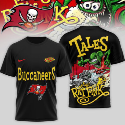 Tampa Bay Buccaneers | Premium NFL Rat Fink 3D Shirt
