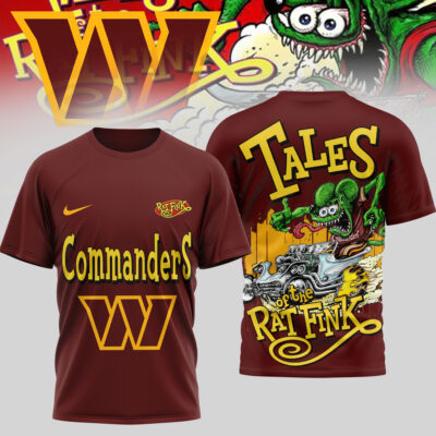 Washington Commanders | Premium NFL Rat Fink 3D Shirt