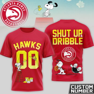 Atlanta Hawks | Premium NBA Snoopy 3D Shirt