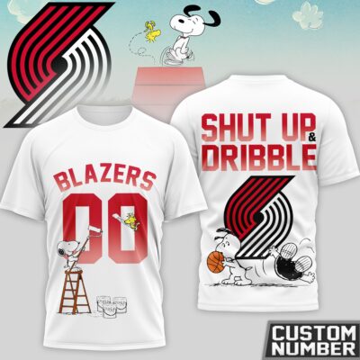Portland Trail Blazers | Premium NBA Snoopy 3D Shirt