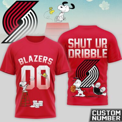 Portland Trail Blazers | Premium NBA Snoopy 3D Shirt