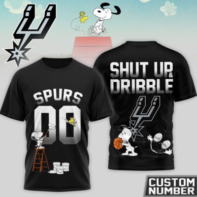 San Antonio Spurs | Premium NBA Snoopy 3D Shirt