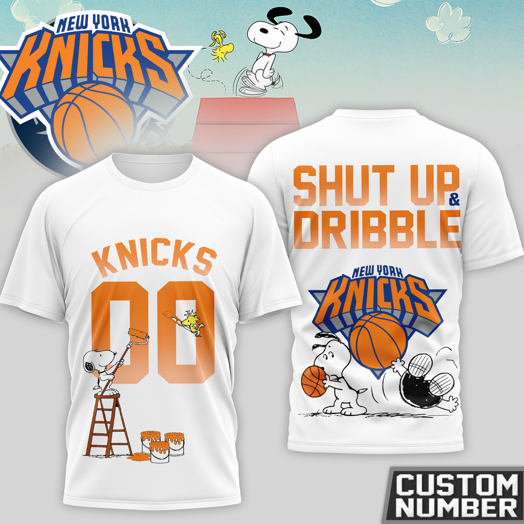 New York Knicks | Premium NBA Snoopy 3D Shirt