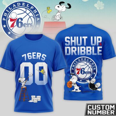 Philadelphia 76ers | Premium NBA Snoopy 3D Shirt