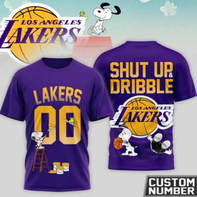 Los Angeles Lakers | Premium NBA Snoopy 3D Shirt