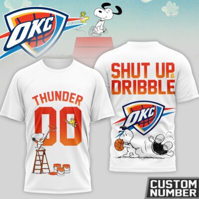 Oklahoma City Thunders | Premium NBA Snoopy 3D Shirt