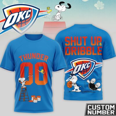 Oklahoma City Thunders | Premium NBA Snoopy 3D Shirt