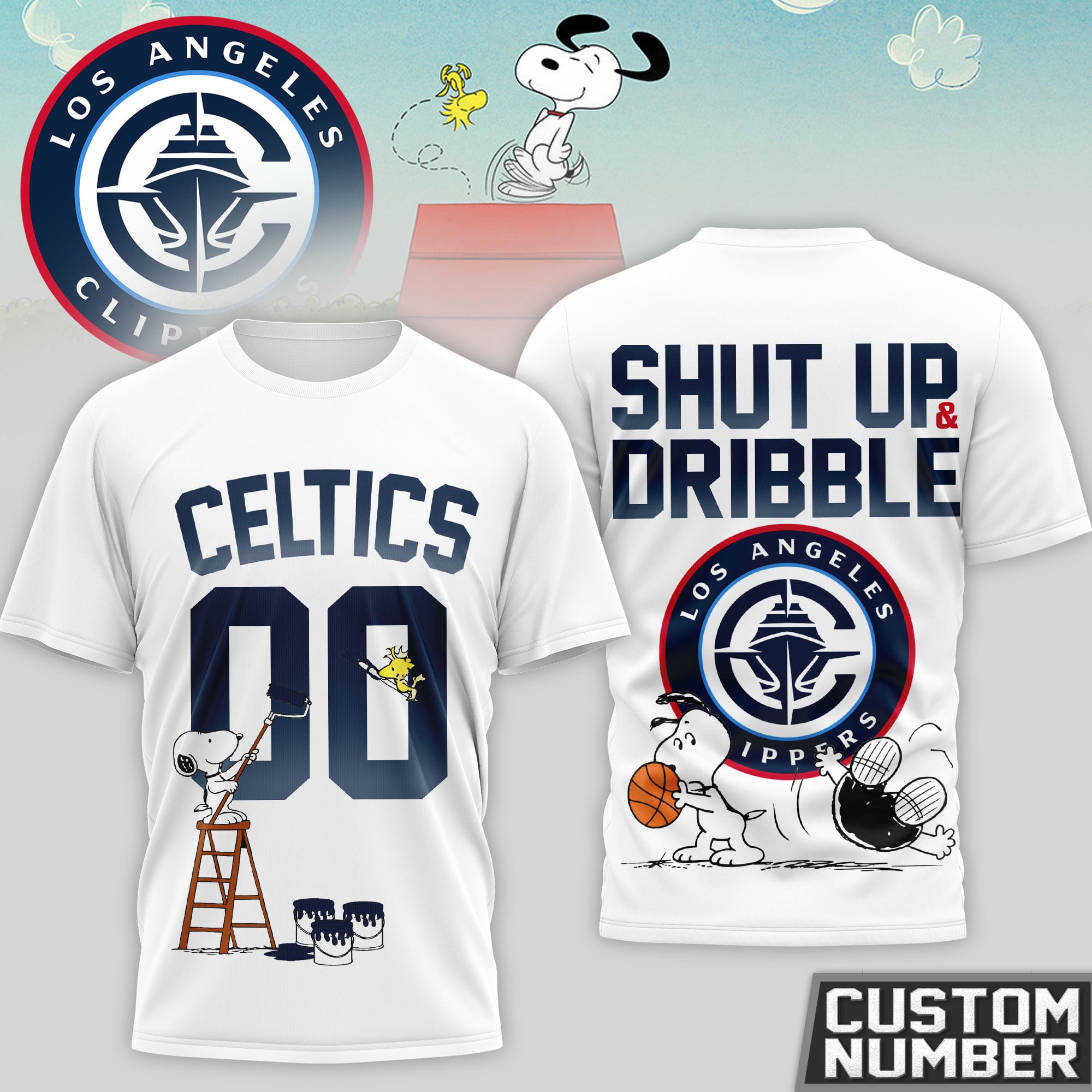 LA Clippers | Premium NBA Snoopy 3D Shirt